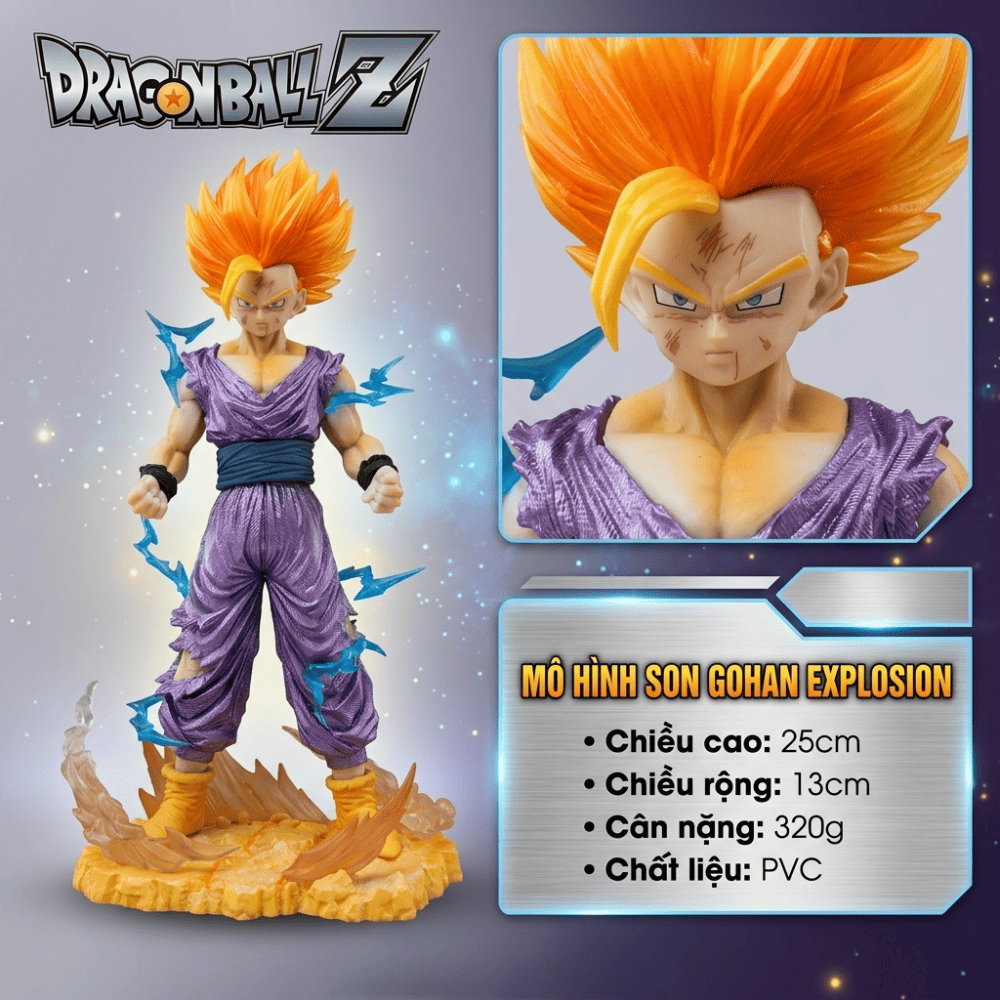 Mô Hình Son Gohan Explosion - 2
