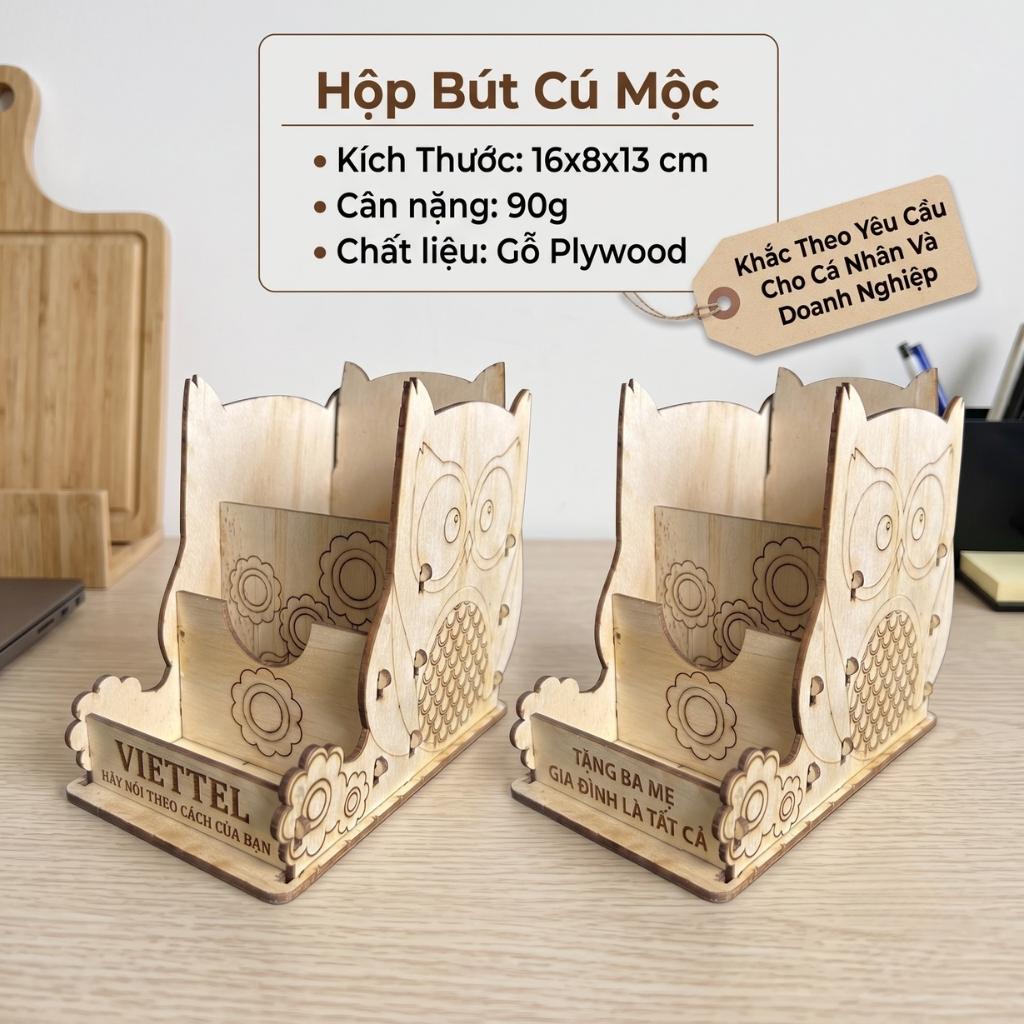 Ảnh Custom Hộp Bút Cú Mộc (3)