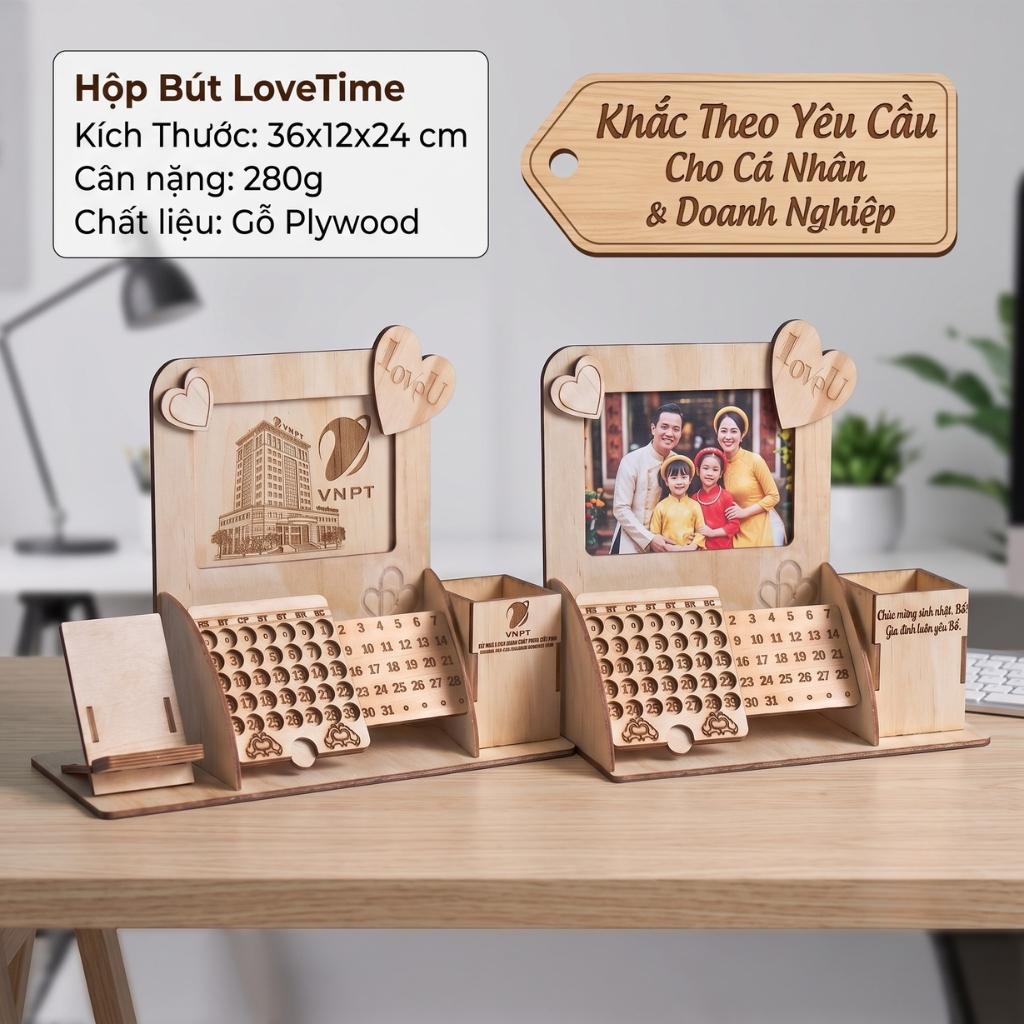 Hộp Bút LoveTime - Khắc Theo Yêu Cầu Cho Cá Nhân & Doanh Nghiệp Làm Quà Tặng