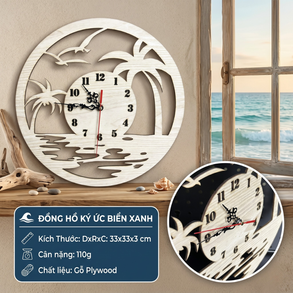 Đồng Hồ Ký Ức Biển Xanh